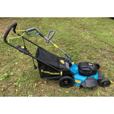 Yardworks 20-inch electric lawn mower  & Yardworks Electric Corded Grass Trimmer