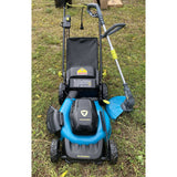 Yardworks 20-inch electric lawn mower  & Yardworks Electric Corded Grass Trimmer