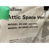NuTone Attic Space Ventilation Fan Model RF-49C New Old Stock