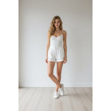 Against Nudity Women's Small Off-white Walking Shorts NWT Rayon/Poly