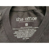 The Office TV Show Dwight Schrute Graphic T Shirt Men's Small Black Crew Neck Te