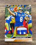2024 Upper Deck CFL Patch #31/35 Zach Collaros 74 Blue Bombers