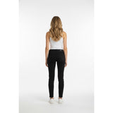 Sliver Jeans Women's Black Shiny Straight Leg Mid Rise Black Pants Size 26/29