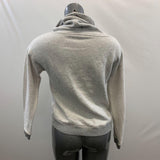 American Eagle Cowl Neck Sweatshirt Women's Size Medium Gray Cotton Blend Long Sleeve