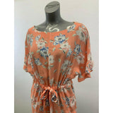 French Connection Women's 8 Romper Bloosom Cari Frill Short Butterfly Sleeve