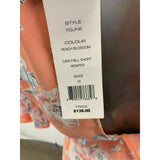 French Connection Women's 8 Romper Bloosom Cari Frill Short Butterfly Sleeve