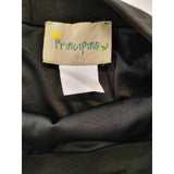Principino Women's Size 18 Black Pencil Skirt Polyester Blend Back Zip NEW