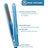 BabylissPro 3/4" Mini Flat Iron, Travel Hair Iron
