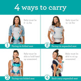 INFANTINO FLIP LIGHT & AIRY 4-IN-1 CARRIER