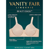 Vanity Fair #71380 Back-Smoothing Wire-Free Bra black