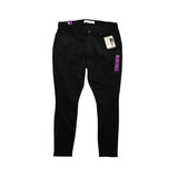 Levi's Signature Black Jeans Women's Size W35 L30 Mid Rise Skinny Stretch NEW
