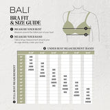 Bali DF3353 Women's Live It Up Seamless Underwire Bra Soft Taupe
