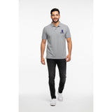 Western University Men's Medium Gray Short Sleeve Pique Polo Shirt