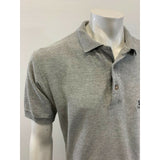 Western University Men's Medium Gray Short Sleeve Pique Polo Shirt