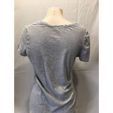 Disney Minnie Mouse Tee Graphic Women's Short Sleeve Gray T Shirt Size XS