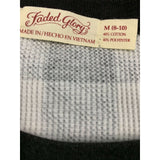 Faded Glory Thermal Top Girls Black White Checkered Long Sleeve