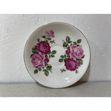 Stanley Fine Bone China England Teacup Saucer Set Pink Red Roses