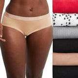HANES WOMENS XL ORIGINALS HIPSTER PANTIES, 6-PACK NEW