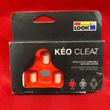 Look Road Keo Cleat (Black / Grey / Red) Bike Cleats Road Bike  1 Set