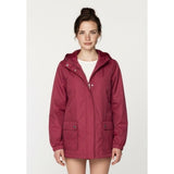 Northern Reflections Women's Burgundy Pack away Windbreaker Full Zip Size Medium Polyester