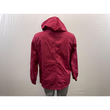Northern Reflections Women's Burgundy Pack away Windbreaker Full Zip Size Medium Polyester