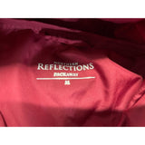 Northern Reflections Women's Burgundy Pack away Windbreaker Full Zip Size Medium Polyester
