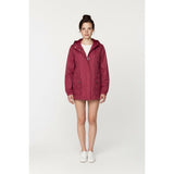 Northern Reflections Women's Burgundy Pack away Windbreaker Full Zip Size Medium Polyester