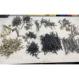 Peg Board Metal And Plastic Hooks Of Various Types