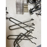 Peg Board Metal And Plastic Hooks Of Various Types