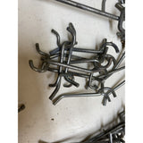 Peg Board Metal And Plastic Hooks Of Various Types