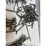 Peg Board Metal And Plastic Hooks Of Various Types