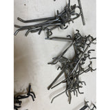 Peg Board Metal And Plastic Hooks Of Various Types