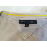 Tommy Hilfiger Beige Diamond Pattern Women's Long Sleeve Cardigan Sweater Size M