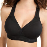 Champion B9373 Women's Med Support Curvy with Sewn In Cup Black Small NWT