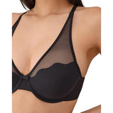Wonderbra E1577H BKI Perfect Curves and Natural Lift Underwire Bra Black
