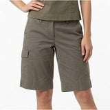 RW & CO. Women's Chino Shorts Size 2 Cotton Flat Front Pockets Low Rise