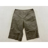 RW & CO. Women's Chino Shorts Size 2 Cotton Flat Front Pockets Low Rise