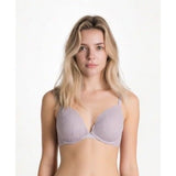 La Senza Women's Size 34DD Beige Lace Underwire Padded Bra