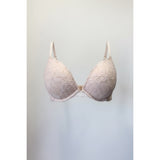 La Senza Women's Size 34DD Beige Lace Underwire Padded Bra
