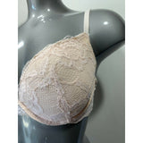 La Senza Women's Size 34DD Beige Lace Underwire Padded Bra