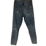 American Eagle Mom Jean Women's 00 Cotton Poly Ripped Distressed