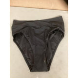 La Blanca LB2IG99-BLK Womens 8 Cross Over High Waist Bikini Bottom Black NWT