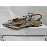 ALDO Womens Sarine Ballet Flat Silver Women's 7.5 Shoes NEW