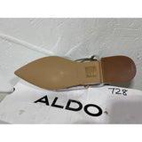 ALDO Womens Sarine Ballet Flat Silver Women's 7.5 Shoes NEW