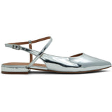 ALDO Womens Sarine Ballet Flat Silver Women's 7.5 Shoes NEW