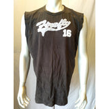 Firefly Men's X-Large Spell Out Sleeveless Dark Gray Embroidered Front Tank Top
