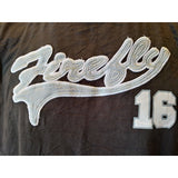 Firefly Men's X-Large Spell Out Sleeveless Dark Gray Embroidered Front Tank Top