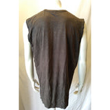 Firefly Men's X-Large Spell Out Sleeveless Dark Gray Embroidered Front Tank Top