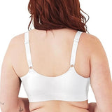 Bali DFMSBR Modern Seamless Bralette Pullover Wireless Medium White NWT