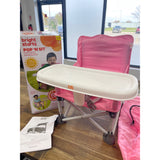 BRIGHT STARTS POP 'N SIT BOOSTER Chair, Pink 6M-3Y NEW